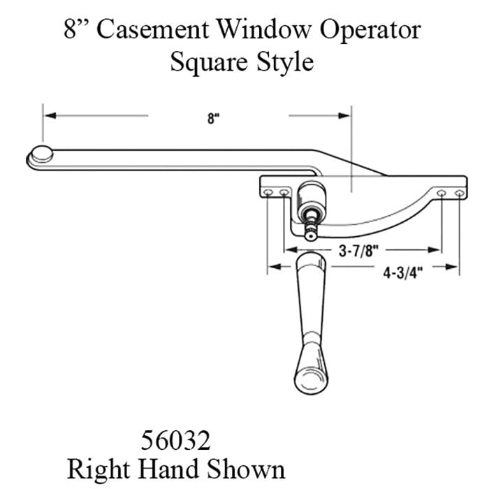 Casement Window Operator, 8