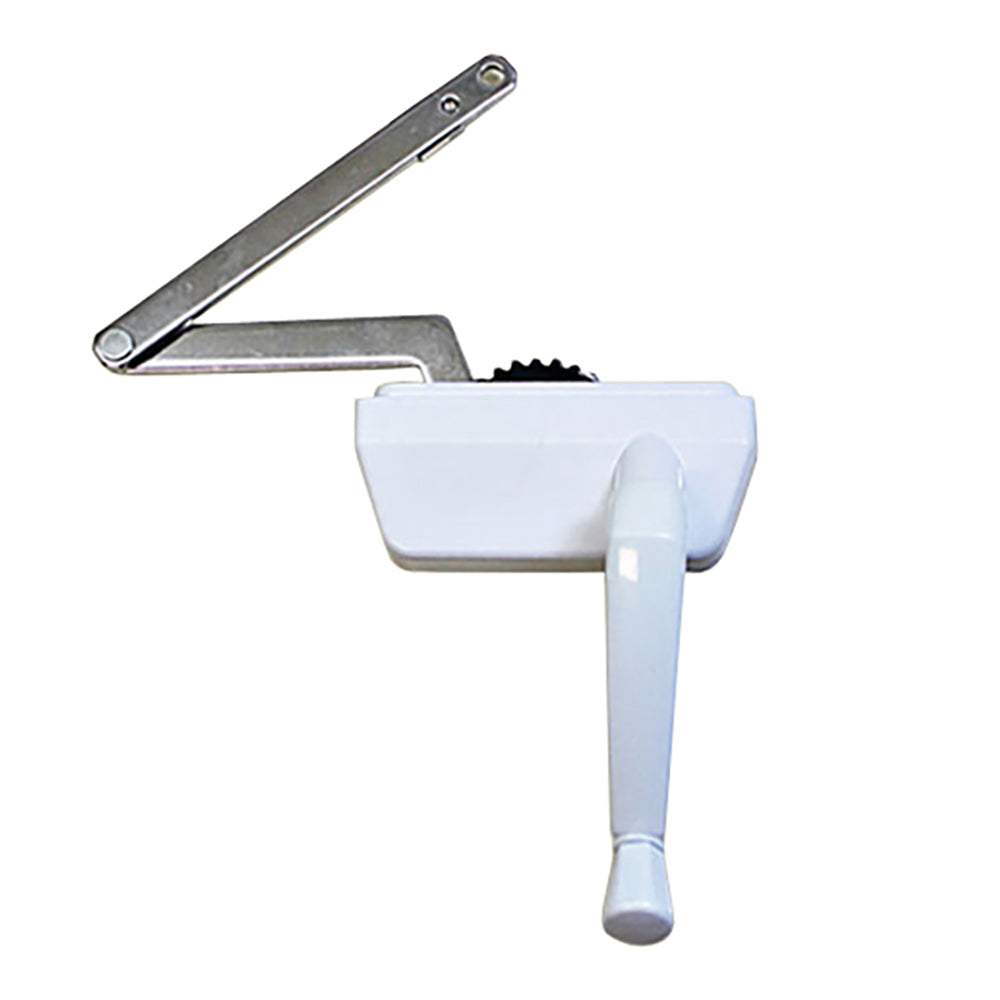Discontinued - G-U Casement Operator, Metal Base, Split Arm  RH - White - Discontinued - G-U Casement Operator, Metal Base, Split Arm  RH - White