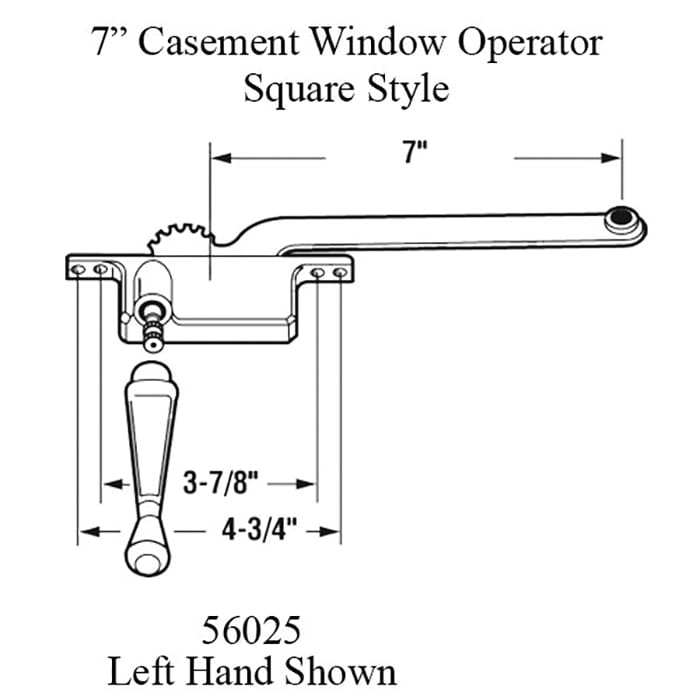 Casement Window Operator, 7