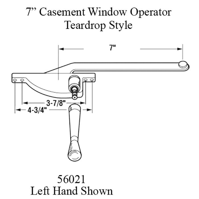 Casement Window Operator, 7