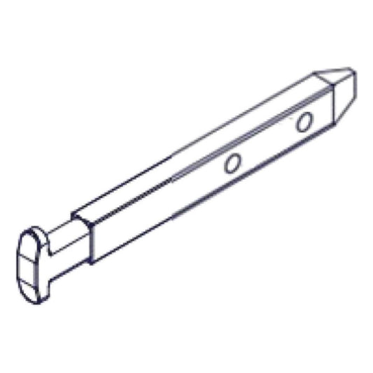 Pivot Bar, 2-1/2",  2 hole,  T-Head - Zinc Die cast