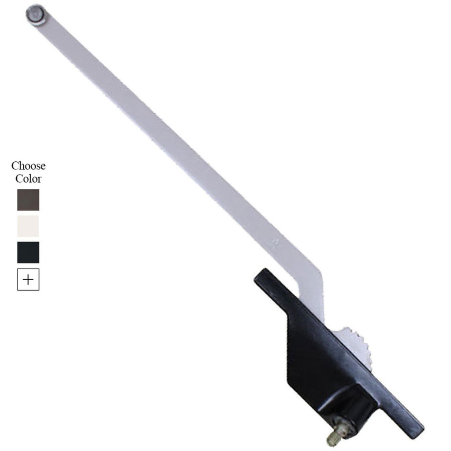 Truth Right Hand 11 Inch Single Arm Rear Mount Casement Operator with Round Shoe - Truth Right Hand 11 Inch Single Arm Rear Mount Casement Operator with Round Shoe