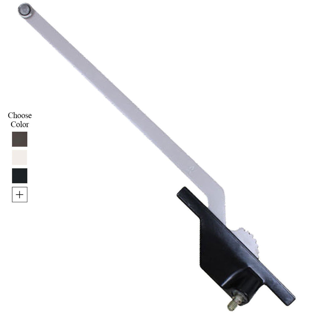 Truth Right Hand 11 Inch Single Arm Rear Mount Casement Operator with Round Shoe - Truth Right Hand 11 Inch Single Arm Rear Mount Casement Operator with Round Shoe