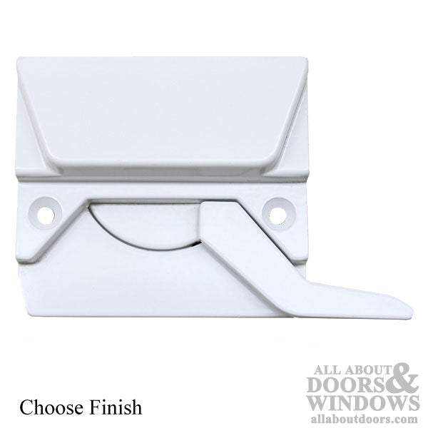 Left Hand Sash Lock, 2-3/8 Inch Screw Holes - Choose Color - Left Hand Sash Lock, 2-3/8 Inch Screw Holes - Choose Color