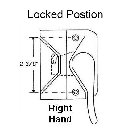 Truth 16.16 Casement sash lock 2-3/8