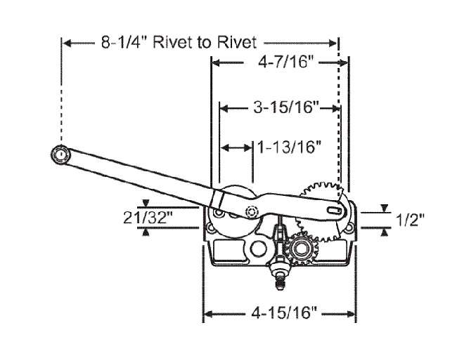 Entrygard Single Arm Operator- Left Hand - Entrygard Single Arm Operator- Left Hand