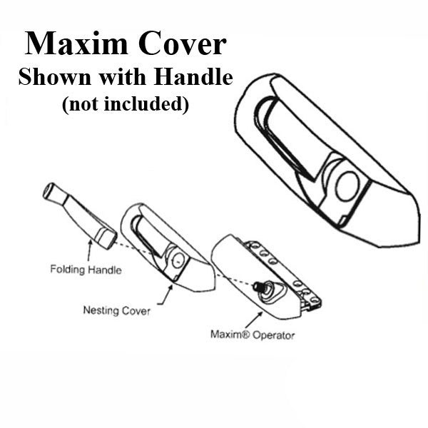 Maxim Cover Plastic with adhesive pad, Left Hand - Choose Color - Maxim Cover Plastic with adhesive pad, Left Hand - Choose Color