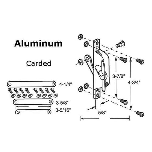jalousie/ Louver Window Operator, with 3 Link Assort: 3 inch,3-5/ - jalousie/ Louver Window Operator, with 3 Link Assort: 3 inch,3-5/