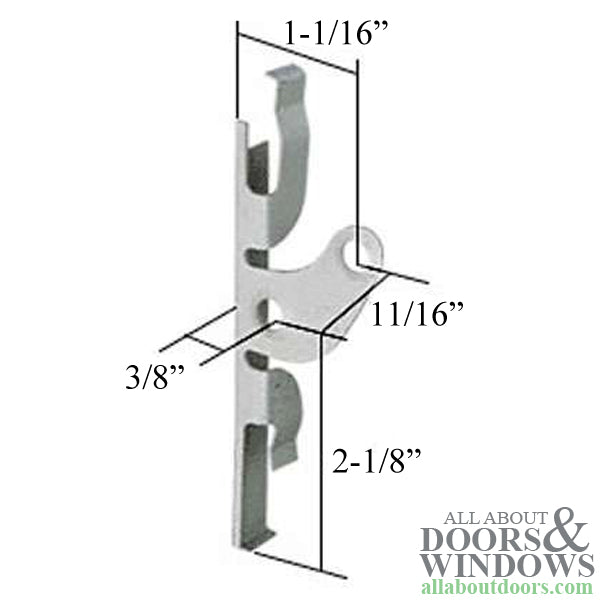 Clip, Louver/ Jalousie Window Glass 11/16 - 2 pack - Clip, Louver/ Jalousie Window Glass 11/16 - 2 pack