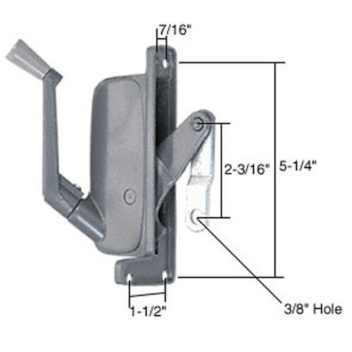 Operator, Type 1 Awning Window, Stanley  Left Hand - Operator, Type 1 Awning Window, Stanley  Left Hand