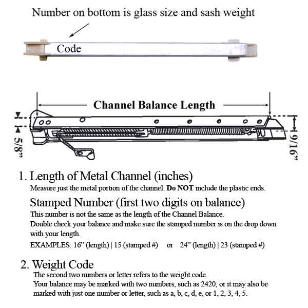 1/2 Inch Channel Balance (5/8 wide x 9/16 deep) w/shoes non-tilt - 1/2 Inch Channel Balance (5/8 wide x 9/16 deep) w/shoes non-tilt