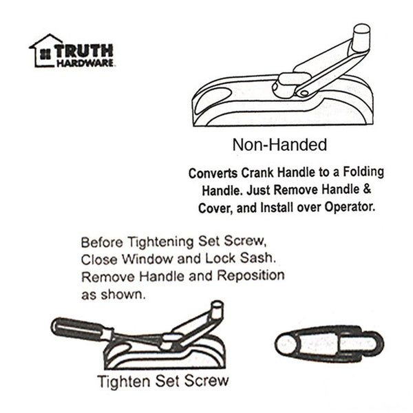 Truth Window Handle With Cover Truth Entrygard Series Window Handle With Cover - Truth Window Handle With Cover Truth Entrygard Series Window Handle With Cover