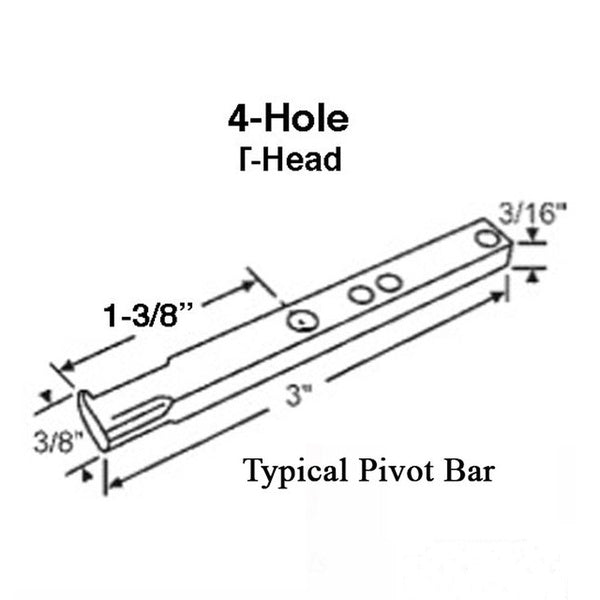 Pivot Lock Shoe, 1.25 x .530 Molded Plastic, Metal Spring - Pivot Lock Shoe, 1.25 x .530 Molded Plastic, Metal Spring