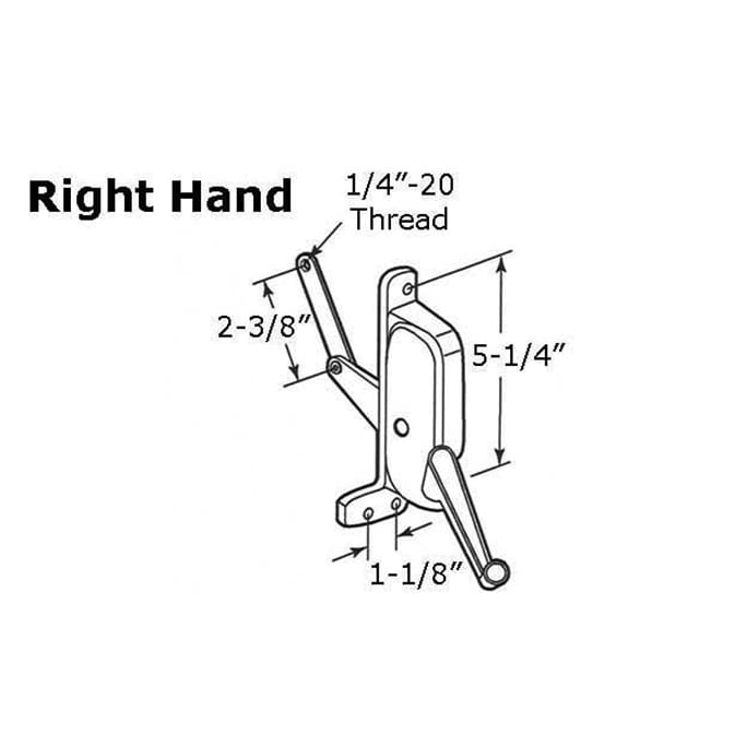 Operator, Type 2 Awning Window,  NEW Style,  RH - Operator, Type 2 Awning Window,  NEW Style,  RH