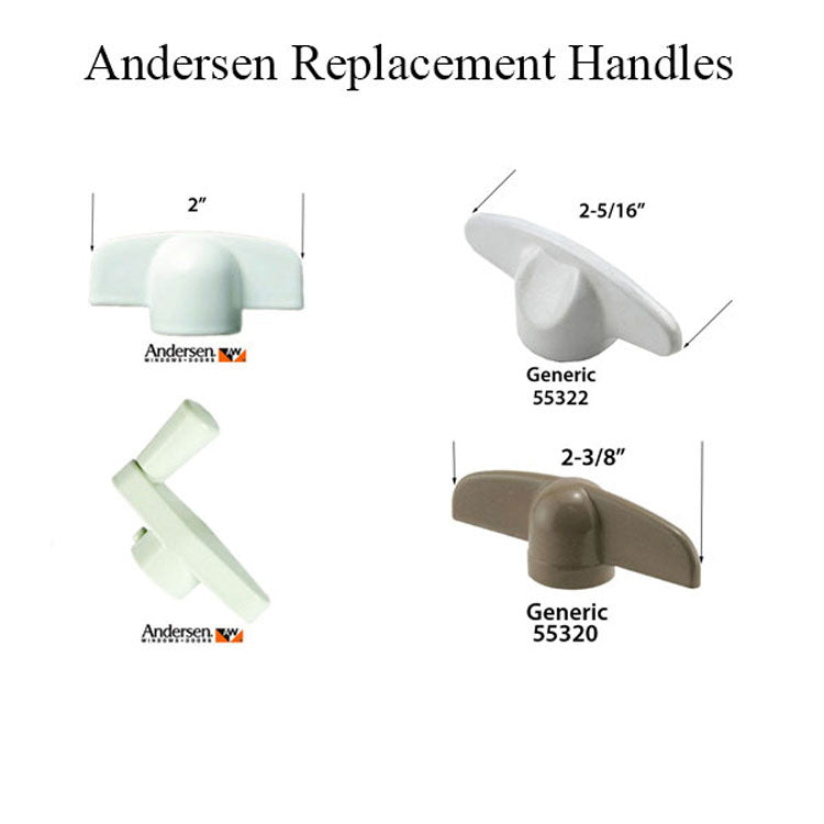 Andersen T-Handle 3/8 spline Casement / Awning windows - 2 colors - Andersen T-Handle 3/8 spline Casement / Awning windows - 2 colors