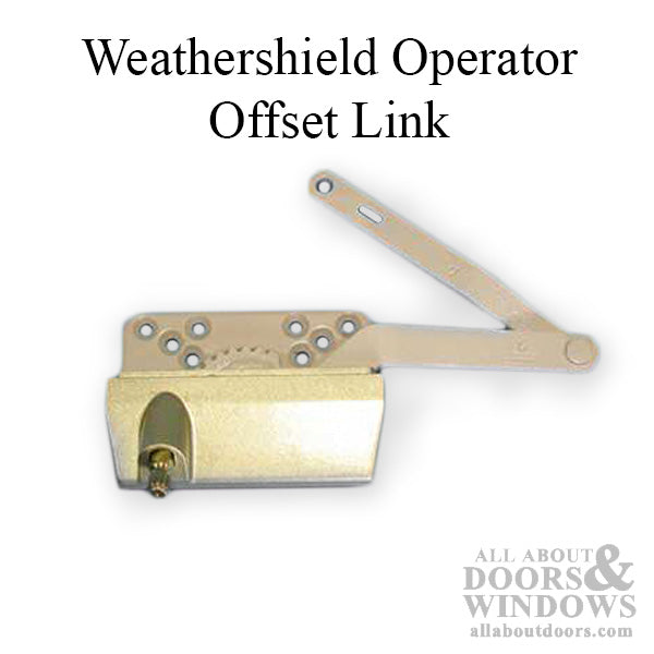Weathershield Operator, Offset Link, Split Arm, LH Gold – Door and ...