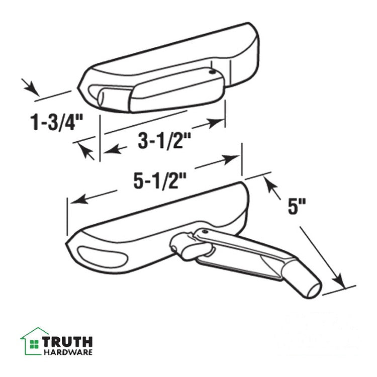 Truth Window Handle With Cover Truth Entrygard Series Window Handle With Cover - Truth Window Handle With Cover Truth Entrygard Series Window Handle With Cover