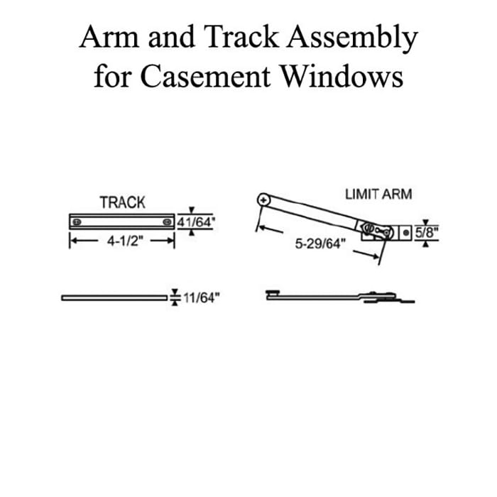 Limiting / Support bracket for casement window - Limiting / Support bracket for casement window