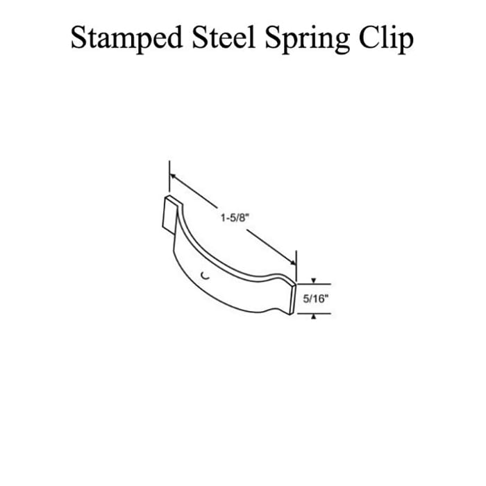 Stamped Steel Spring Clip - Stamped Steel Spring Clip