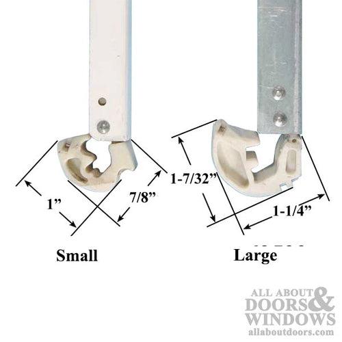 1/2 inch Tilt Channel Balance - Large Shoe  (1-7/32 x 1-1/4) - 1/2 inch Tilt Channel Balance - Large Shoe  (1-7/32 x 1-1/4)