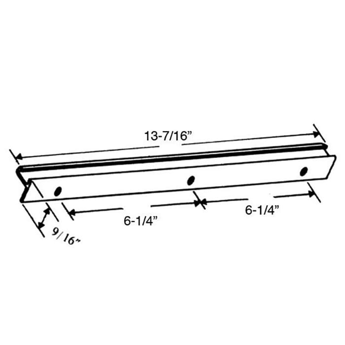 Getty 3 Hole Casement Track Operator, 13-7/16