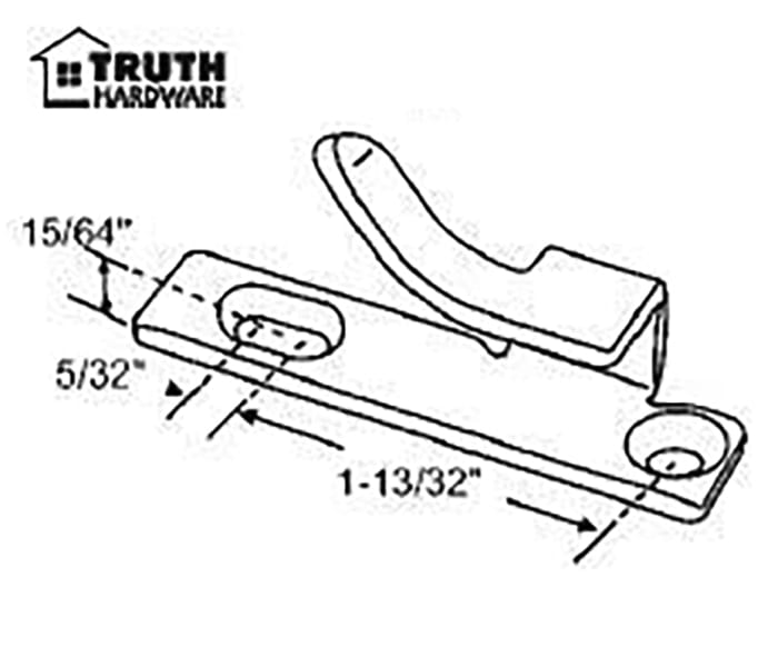 Truth Strike / Keeper for Casement Windows, Right Hand - Truth Strike / Keeper for Casement Windows, Right Hand