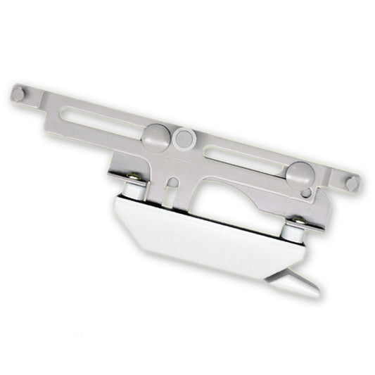 RH Multi-Point Sash Lock with Bracket & Tapered Nylon Rivet Sleeve for Tie Bar Applications - White