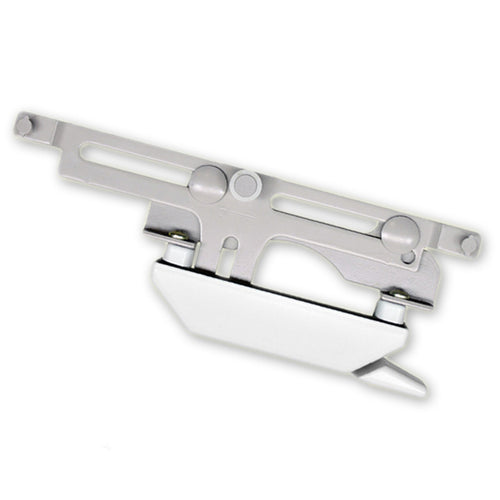 RH Multi-Point Sash Lock with Bracket & Tapered Nylon Rivet Sleeve for Tie Bar Applications - White - RH Multi-Point Sash Lock with Bracket & Tapered Nylon Rivet Sleeve for Tie Bar Applications - White