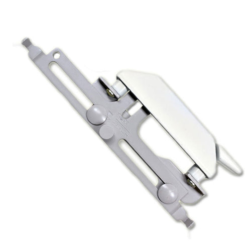 LH Multipoint Sash Lock w/ Bracket & Cylindrical Rivet Sleeve - Tie Bar Application - Choose Color - LH Multipoint Sash Lock w/ Bracket & Cylindrical Rivet Sleeve - Tie Bar Application - Choose Color