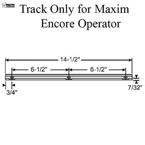 Truth 41014 Track Only for Maxim / Encore Operator, No Slider Guide - Truth 41014 Track Only for Maxim / Encore Operator, No Slider Guide