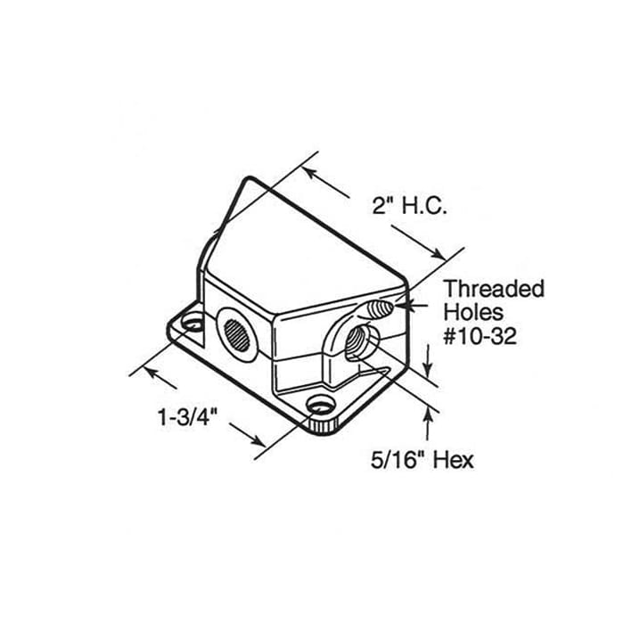 Center Gear, Awning window, each  - Stanley - Center Gear, Awning window, each  - Stanley