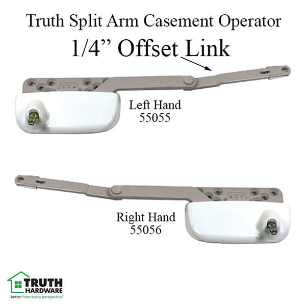 Truth Ellipse Split Arm Casement Operator, 1/4