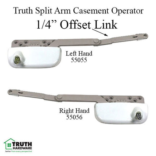 Truth Ellipse Split Arm Casement Operator, 1/4