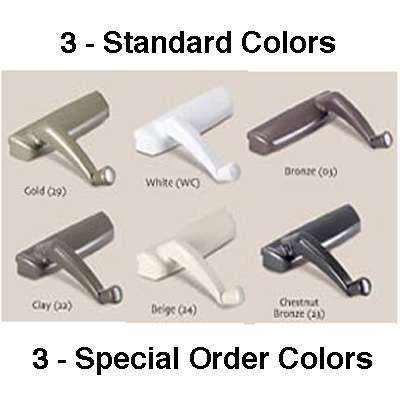 Hurd Casement sash lock, 2-3/8 holes Left Hand - Hurd Casement sash lock, 2-3/8 holes Left Hand
