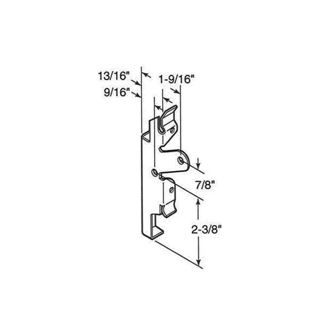 Clip, Louver/ Jalousie Wood Slat 7/8 inch - Clip, Louver/ Jalousie Wood Slat 7/8 inch