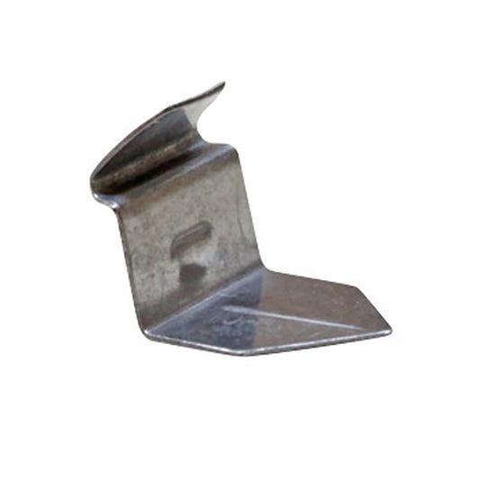 Metal Grille Clip with Tab - Stainless Steel