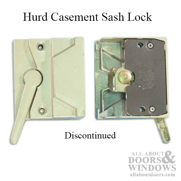 Hurd Casement sash lock, 2-3/8 holes Left Hand - Hurd Casement sash lock, 2-3/8 holes Left Hand