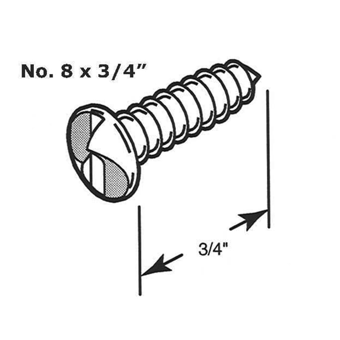 One Way Sheet Metal Screws 0.75 Inch Length - One Way Sheet Metal Screws 0.75 Inch Length