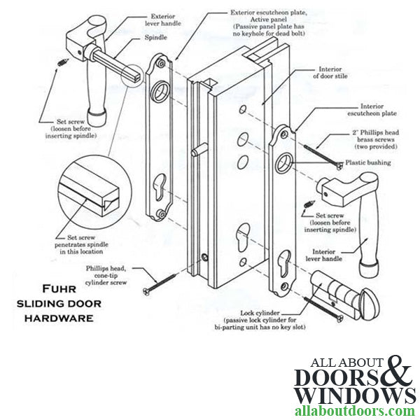 Fuhr Sliding Patio Door Handle Active L Handle 574 392 Screw Hole Pattern Choose Color - Fuhr Sliding Patio Door Handle Active L Handle 574 392 Screw Hole Pattern Choose Color