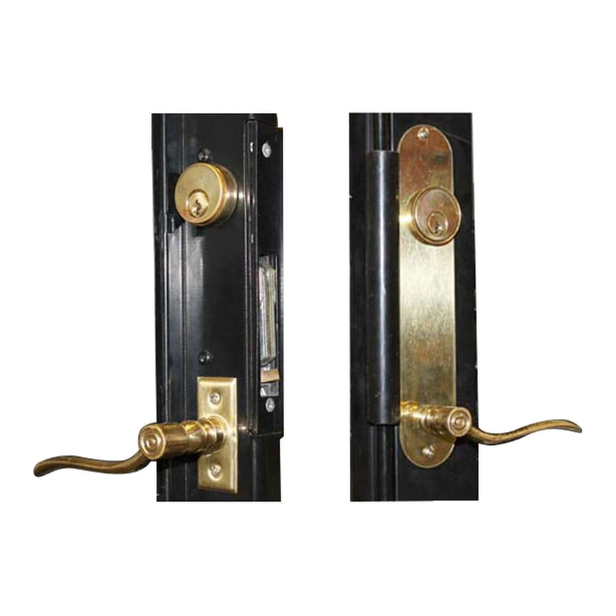 Adams Rite Steel Security Ornamental Storm Door Complete Mortise Lock and Trim Right Hinge - Adams Rite Steel Security Ornamental Storm Door Complete Mortise Lock and Trim Right Hinge
