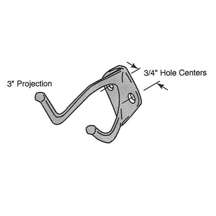 Coat Hook - Chrome Plated - Coat Hook - Chrome Plated