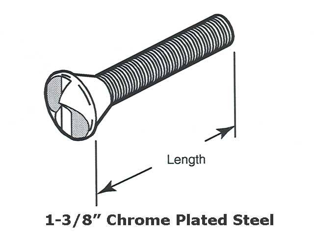One Way Machine Screws for Partition Panel 1.187 Inch Length - One Way Machine Screws for Partition Panel 1.187 Inch Length