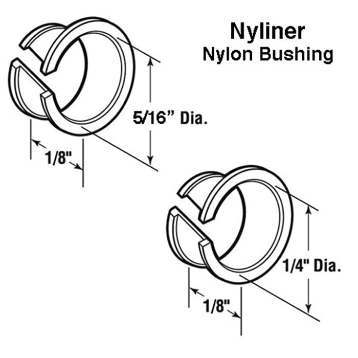 Leigh or Monarch Closet Door Bushing 0.25 Inch - Leigh or Monarch Closet Door Bushing 0.25 Inch