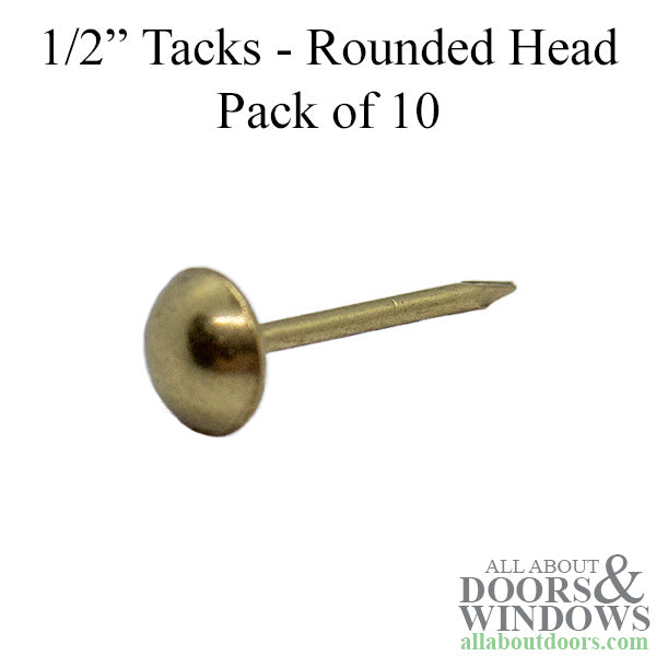 Window Grille/ Grid Parts: 1/2 Inch Tacks (Rounded Head) - Window Grille/ Grid Parts: 1/2 Inch Tacks (Rounded Head)
