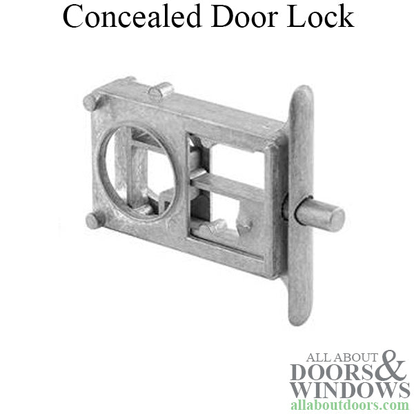 Concealed Door Lock for Bathroom Partitions 1 Inch Door - Concealed Door Lock for Bathroom Partitions 1 Inch Door
