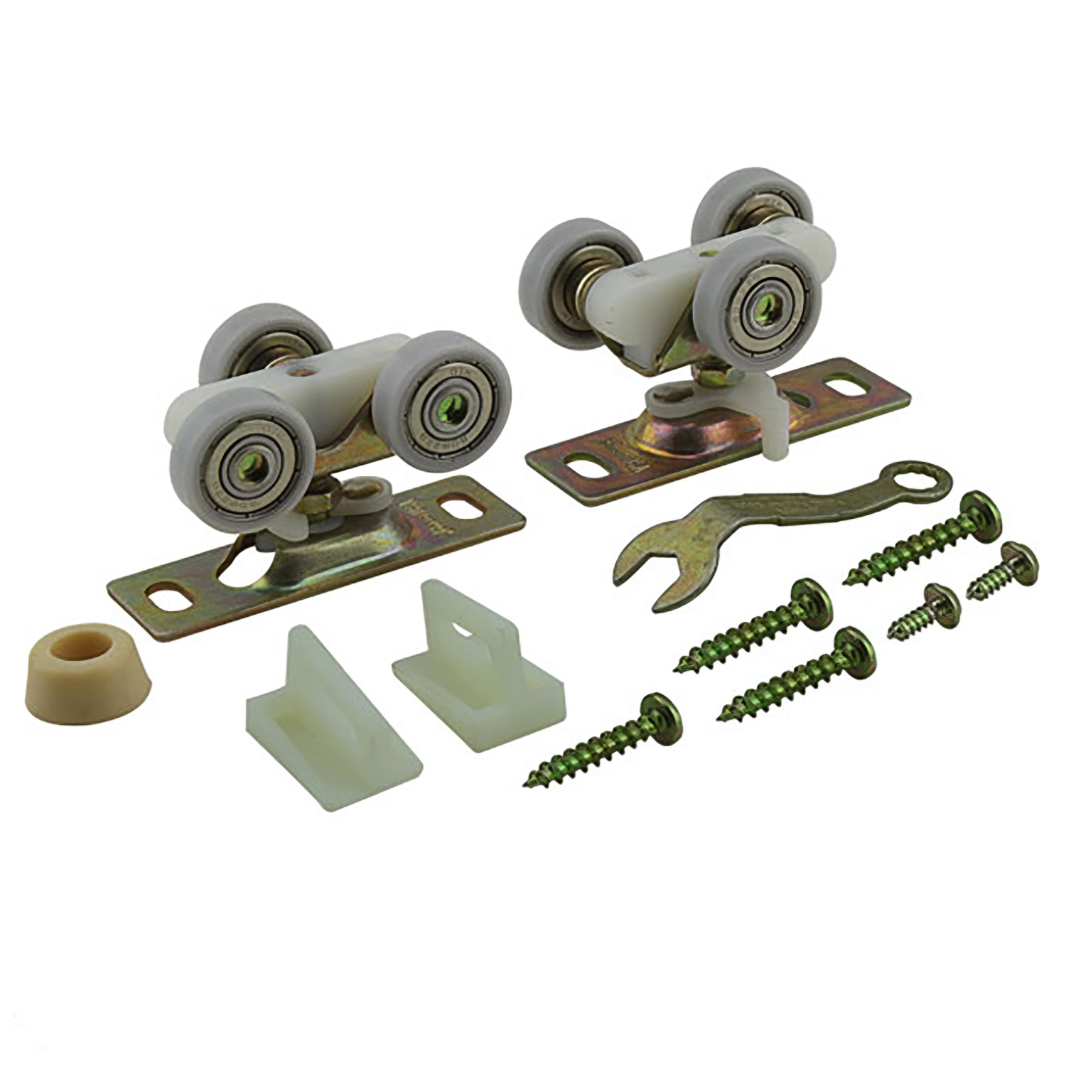 Pocket Door Roller Assembly Ball Bearing 1 Inch Wheel Diameter - Pocket Door Roller Assembly Ball Bearing 1 Inch Wheel Diameter