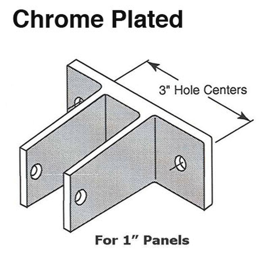 Two Ear Wall Bracket for 1 Inch Panels - Two Ear Wall Bracket for 1 Inch Panels