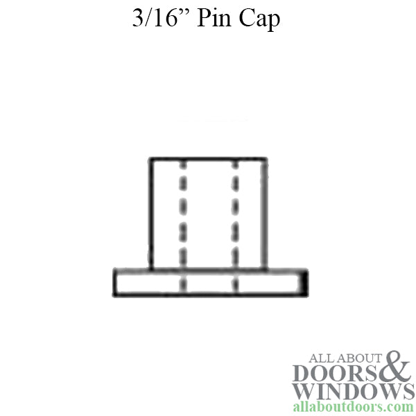Closet Bi Fold Door Cap Nylon - Closet Bi Fold Door Cap Nylon