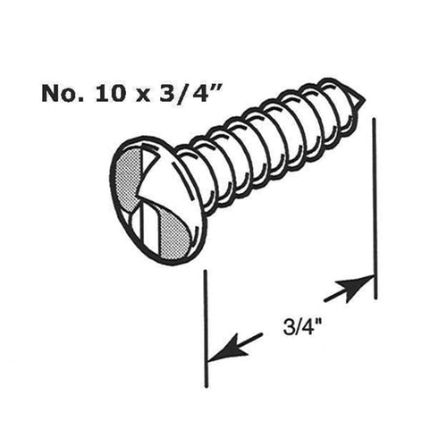 One Way Sheet Metal Screws for Partition Panel 0.75 Inch Length - One Way Sheet Metal Screws for Partition Panel 0.75 Inch Length