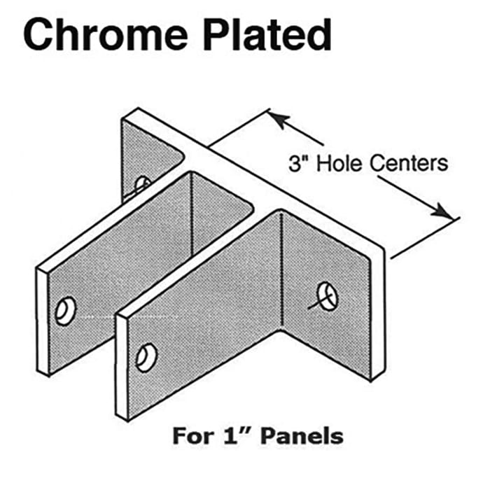 Two Ear Wall Bracket for 1 Inch Panels - Two Ear Wall Bracket for 1 Inch Panels